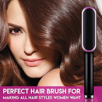 Hair Brush Straightener For Girls Comb Style
